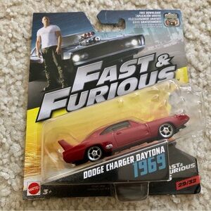 Mattel 1:55 Fast & Furious 1969 Dodge Charger Daytona